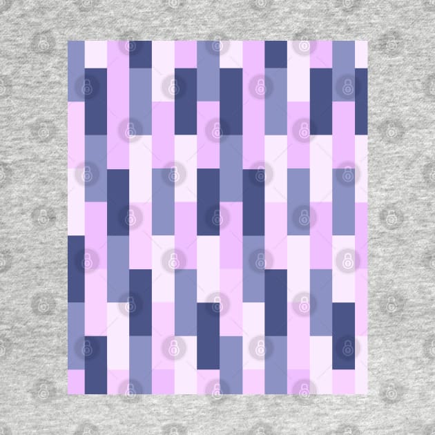 Purple and Pink Brick Pattern by OneThreeSix